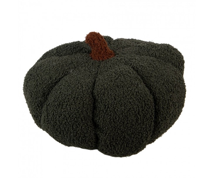 Decoration Pumpkin ? 30x18 Cm Green Polyester - ? 30*18 cm Clayre & Eef