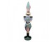 Christmas Decoration Figurine Nutcracker 32x25x122 Cm Blue Metal - 32*25*122 cm Clayre & Eef