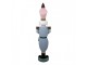 Christmas Decoration Figurine Nutcracker 32x25x122 Cm Blue Metal - 32*25*122 cm Clayre & Eef