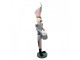 Christmas Decoration Figurine Nutcracker 32x25x122 Cm Blue Metal - 32*25*122 cm Clayre & Eef