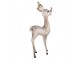 Christmas Decoration With LED Lighting Deer 28x10x55 Cm / 2xAAA Beige Metal - LED 28*10*55 cm / 2*AAA Clayre & Eef