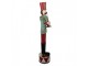 Kovová dekorace Louskáček Nutcracker s trubkou - 33*27*121 cm Clayre & Eef