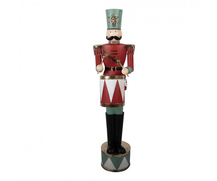 Kovová dekorace Louskáček Nutcracker - 33*33*121 cm Clayre & Eef