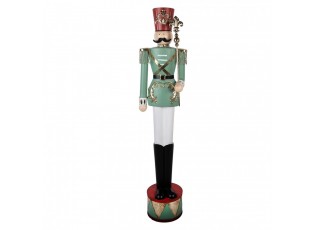 Kovová dekorace Louskáček Nutcracker - 34*29*152 cm