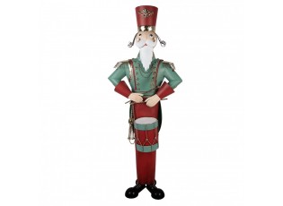 Kovová dekorace Louskáček Nutcracker v životní velikosti - 75*50*186 cm