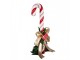 Christmas Decoration Figurine Candy Cane 44x36x91 Cm Red Plastic - 44*36*91 cm Clayre & Eef