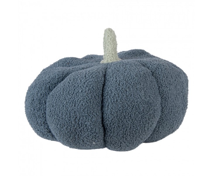 Decoration Pumpkin ? 30x18 Cm Blue Polyester - ? 30*18 cm Clayre & Eef