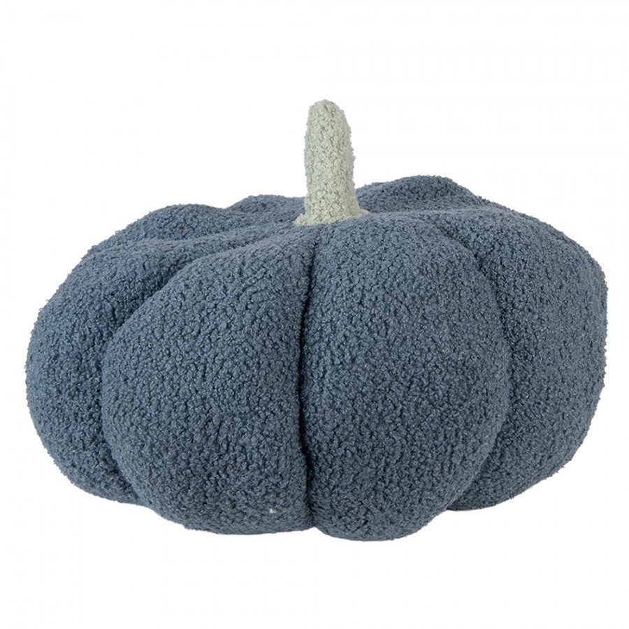 Decoration Pumpkin ? 30x18 Cm Blue Polyester - ? 30*18 cm