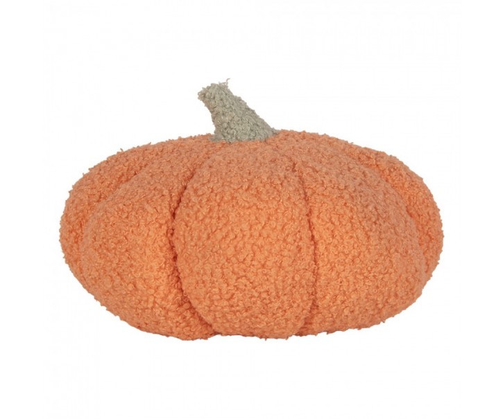 Decoration Pumpkin ? 35x22 Cm Orange Polyester - ? 35*22 cm Clayre & Eef
