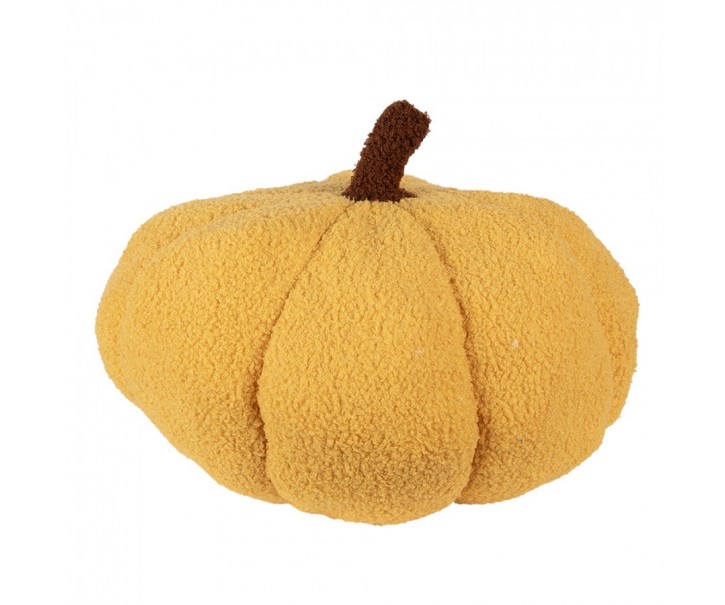 Decoration Pumpkin ? 20x14 Cm Yellow Polyester - ? 20*14 cm Clayre & Eef