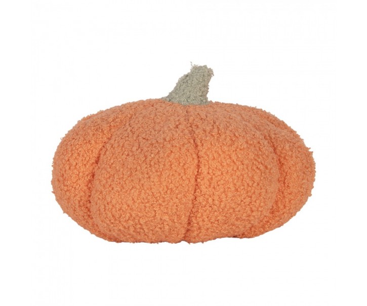 Decoration Pumpkin ? 30x18 Cm Orange Polyester - ? 30*18 cm Clayre & Eef