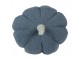 Decoration Pumpkin ? 20x14 Cm Blue Polyester - ? 20*14 cm Clayre & Eef