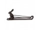 Bottle Holder Rabbit 33x7x13 Cm Brown Metal - 33*7*13 cm Clayre & Eef