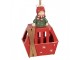 Christmas Ornament 7x3x10 Cm Red Plastic - 7*3*10 cm Clayre & Eef