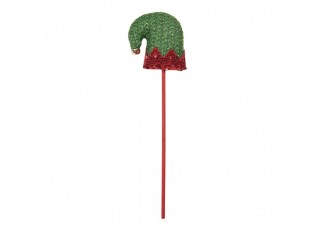 Christmas Decoration Christmas Hat 9x2x34 Cm Green Wood - 9*2*34 cm