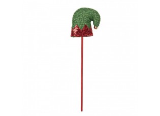 Christmas Decoration Christmas Hat 9x2x34 Cm Green Wood - 9*2*34 cm