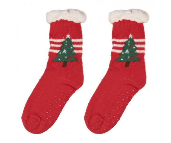 Christmas Socks One Size Red Synthetic - One size Clayre & Eef
