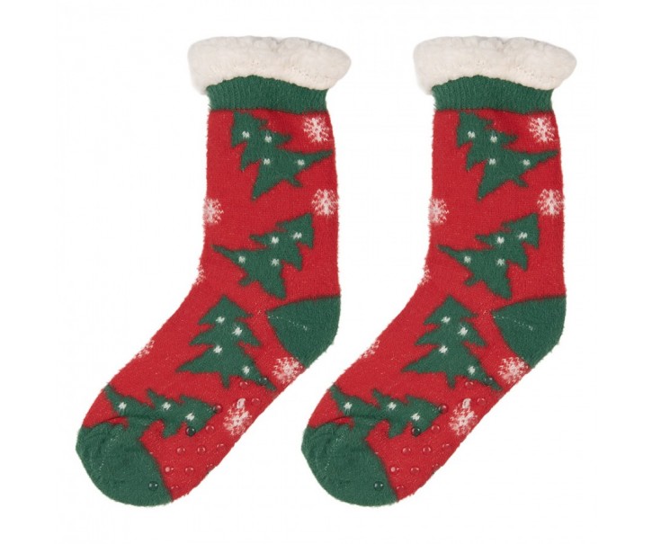 Christmas Socks One Size Red Synthetic - One size Clayre & Eef