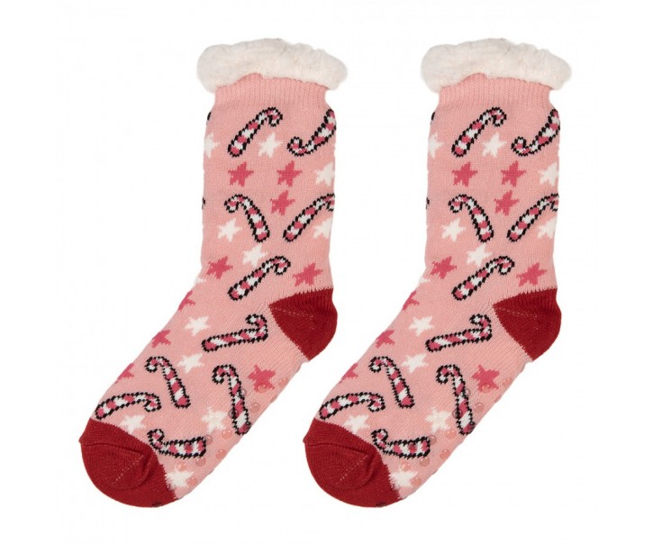Christmas Socks One Size Pink Synthetic - One size Clayre & Eef