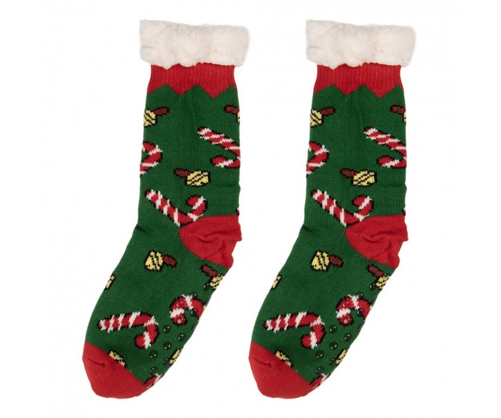 Christmas Socks One Size Green Synthetic - One size Clayre & Eef