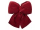 Červená dekorační závěsná mašle Bow L - 30*12*35 cm Clayre & Eef