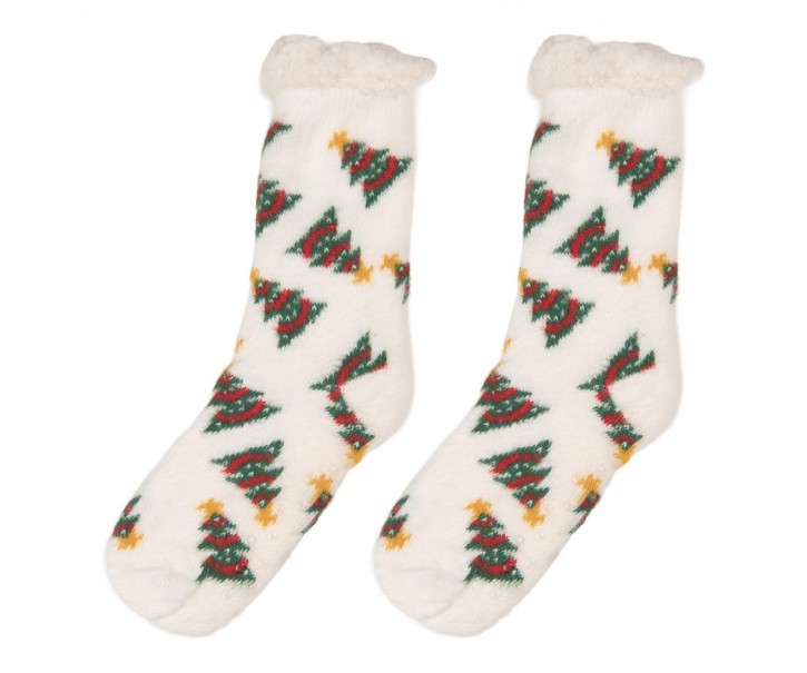 Christmas Socks One Size White Synthetic - One size Clayre & Eef