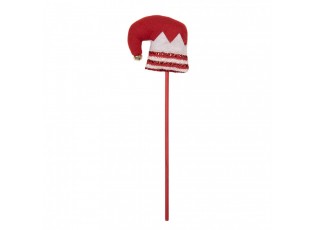 Christmas Decoration Christmas Hat 9x2x34 Cm Red Wood - 9*2*34 cm