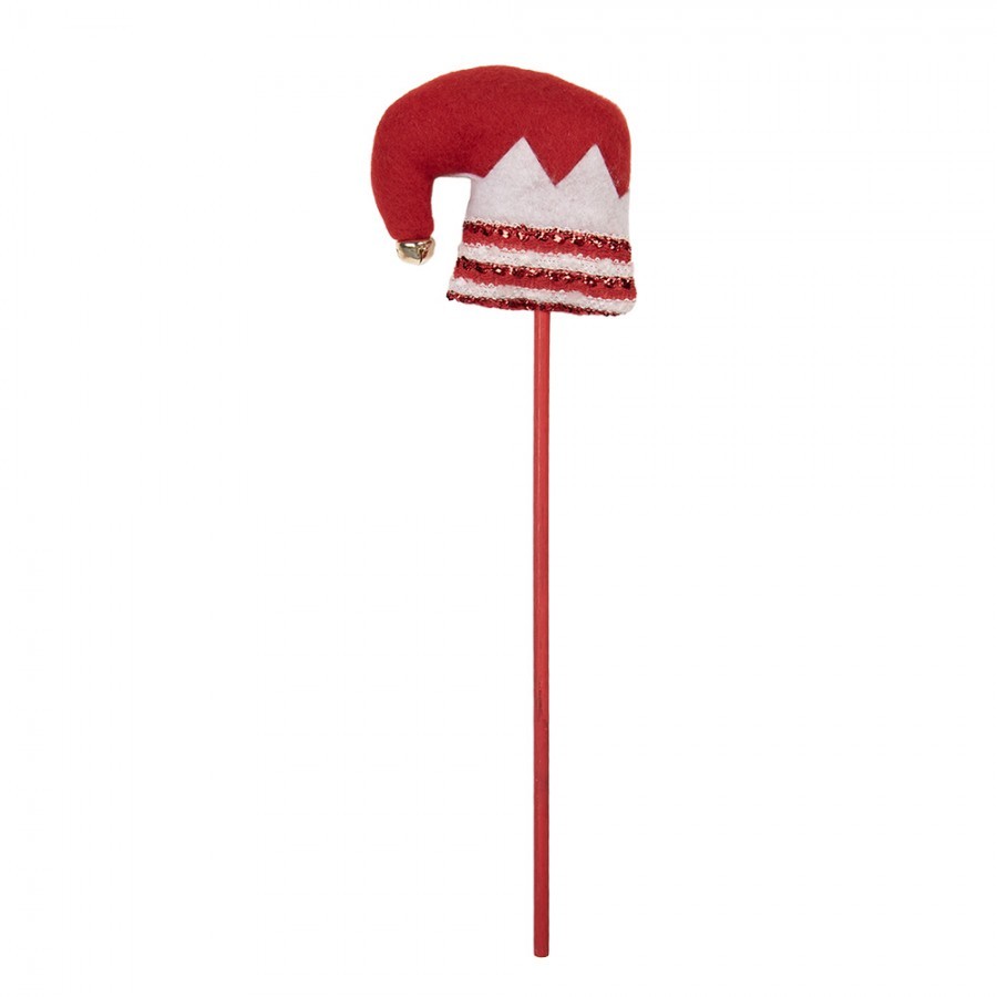 Christmas Decoration Christmas Hat 9x2x34 Cm Red Wood - 9*2*34 cm