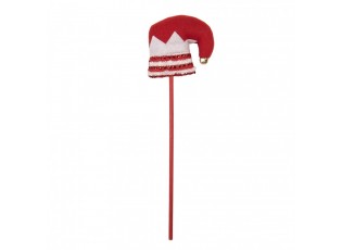 Christmas Decoration Christmas Hat 9x2x34 Cm Red Wood - 9*2*34 cm