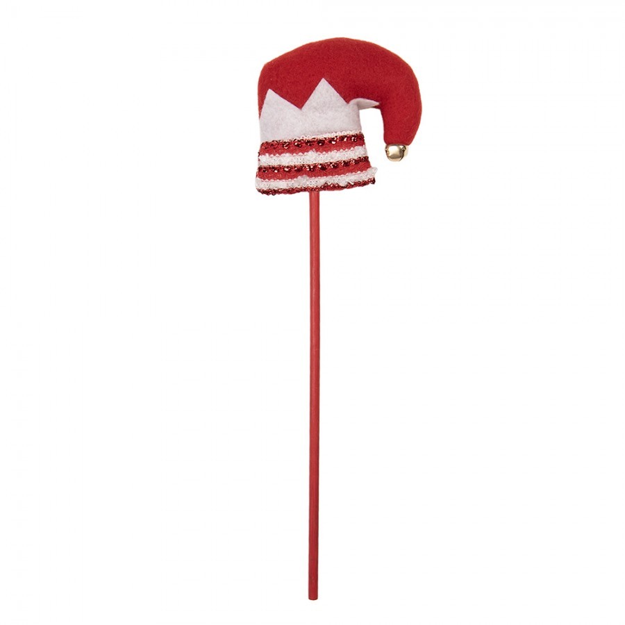 Christmas Decoration Christmas Hat 9x2x34 Cm Red Wood - 9*2*34 cm