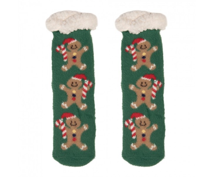 Christmas Socks One Size Green Synthetic - One size Clayre & Eef