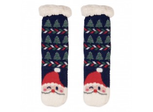 Christmas Socks One Size Green Synthetic - One size