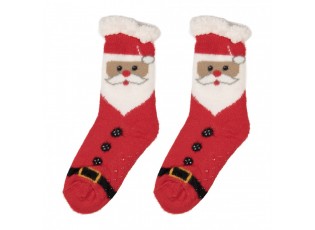 Christmas Socks One Size Red Synthetic - One size
