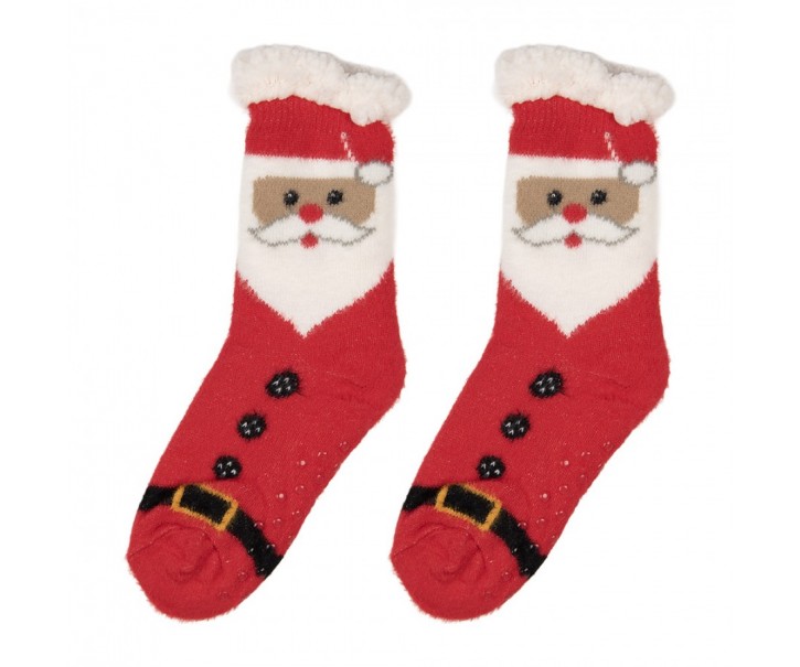 Christmas Socks One Size Red Synthetic - One size Clayre & Eef