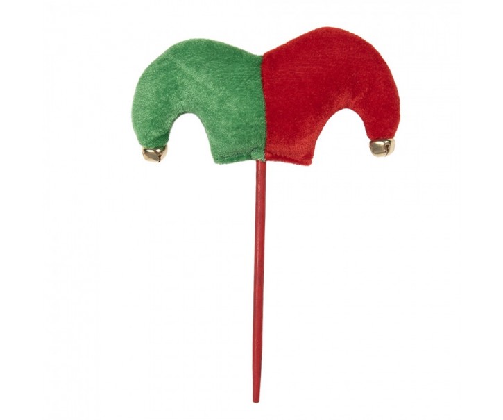 Christmas Decoration Christmas Hat 15x4x20 Cm Red Wood - Christmas Clayre & Eef