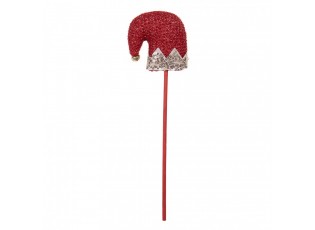 Christmas Decoration Christmas Hat 9x2x34 Cm Red Wood - 9*2*34 cm