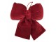 Červená dekorační závěsná mašle Bow M - 18*10*20 cm Clayre & Eef