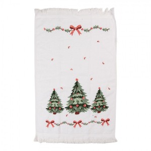 Kuchyňský froté ručník se stromky Christmas Harmony - 40*66 cm