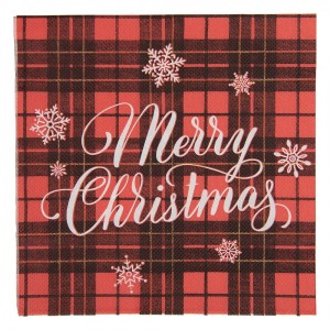 Vánoční papírové ubrousky Merry Christmas - 33*33 cm (20ks)