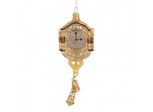 Christmas Ornament 6x4x15 Cm Gold Colored Glass - 6*4*15 cm