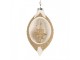 Christmas Bauble 7x6x12 Cm Gold Colored Glass - 7*6*12 cm Clayre & Eef