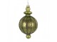 Christmas Bauble 7x6x13 Cm Green Glass - 7*6*13 cm Clayre & Eef
