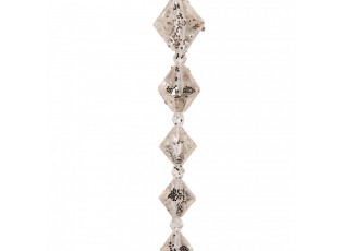 Vánoční závěsná dekorace krystaly se třpytkami - 3*3*25 cm