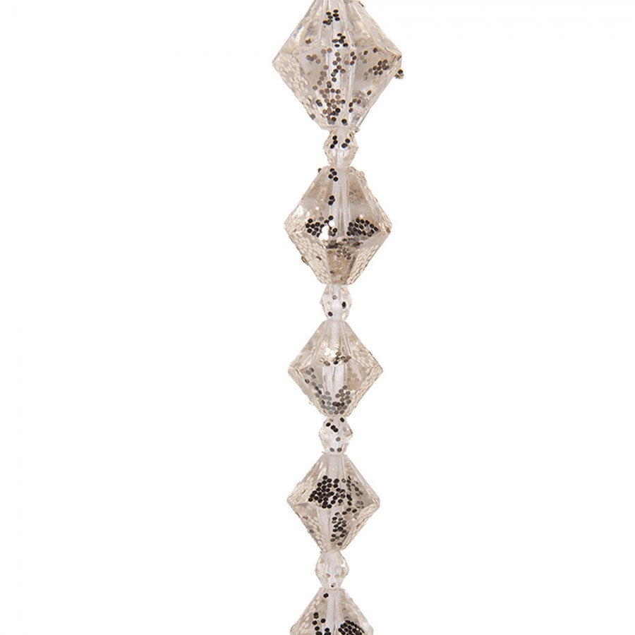 Vánoční závěsná dekorace krystaly - 3*3*25 cm