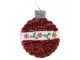 Christmas Decoration 22x2x26 Cm Red Plastic - 22*2*26 cm Clayre & Eef