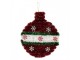 Christmas Decoration Christmas Bauble 22x2x26 Cm Red Plastic - 22*2*26 cm Clayre & Eef