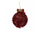 Christmas Ornament Christmas Bauble 12x4x14 Cm Red Plastic - 12*4*14 cm Clayre & Eef