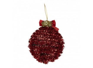 Christmas Ornament Christmas Bauble 12x4x14 Cm Red Plastic - 12*4*14 cm