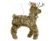 Christmas Ornament Deer 17x5x13 Cm Gold Colored Plastic - 17*5*13 cm Clayre & Eef
