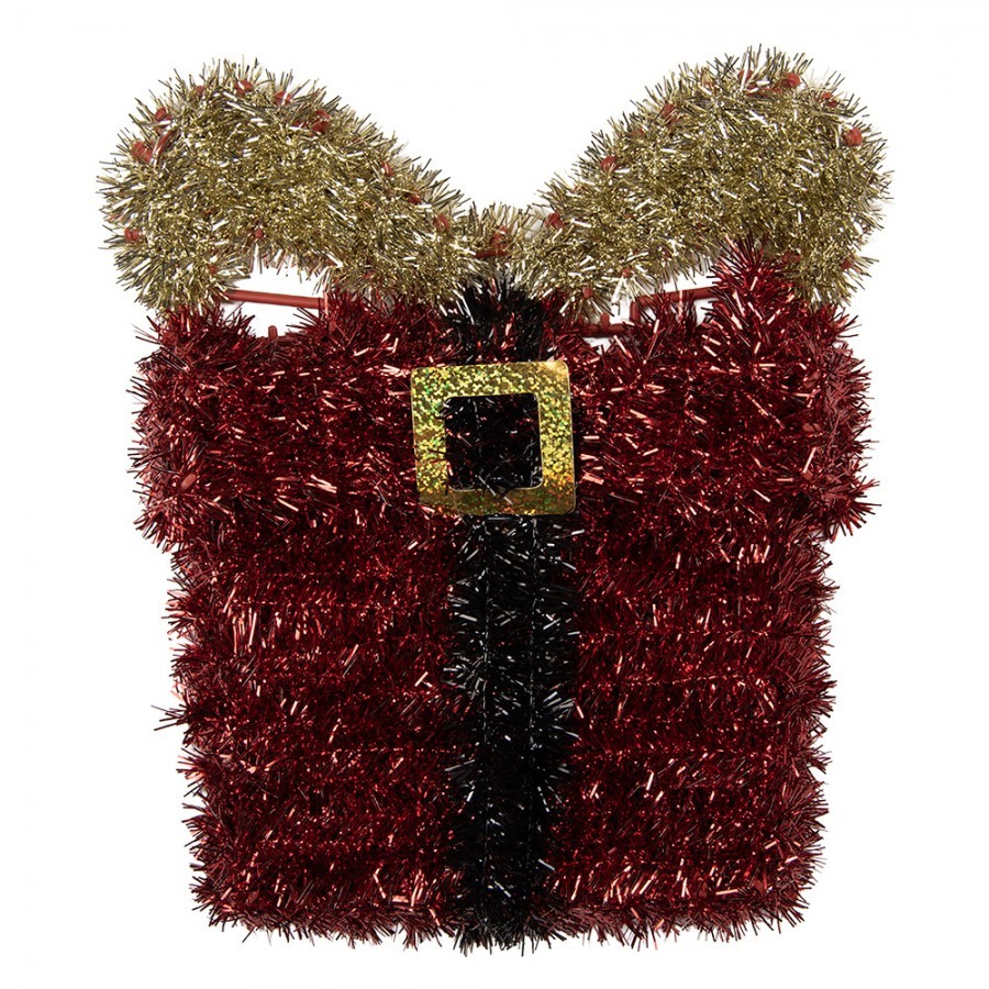 Christmas Ornament Gift 26x5x30 Cm Red Plastic - 26*5*30 cm